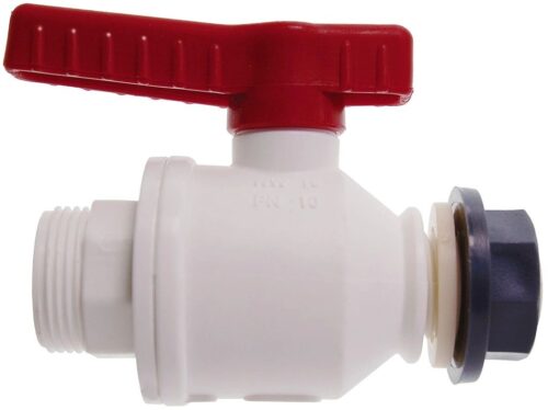 Zawór kulowy spożywczy, 3/4" zewnętrzny-M36x3, NW 20 mm