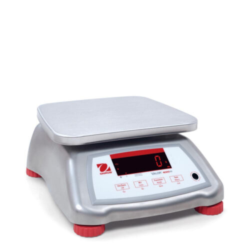 OHAUS Valor 4000 V41XWE6T-M 6kg, 2g, IP68 - szybka wodoodporna waga kontrolna, wyświetlacz LED dwustronny, legalizacja