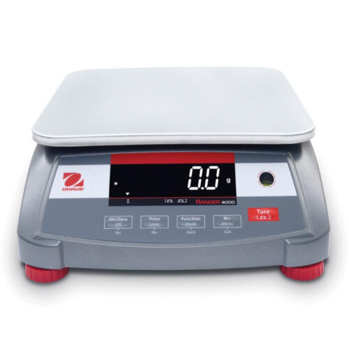 OHAUS Ranger 4000 R41ME6-M 6kg; 2g - stołowa waga przemysłowa techniczna z metalową obudową i legalizacją