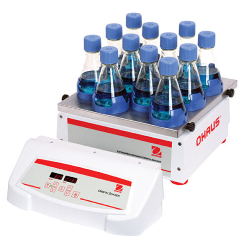 OHAUS SHEX1619DG, 15-500 obr/min (30391816) - wytrząsarka laboratoryjna otwarta orbitalna do trudnych warunków z panelem sterującym na kablu