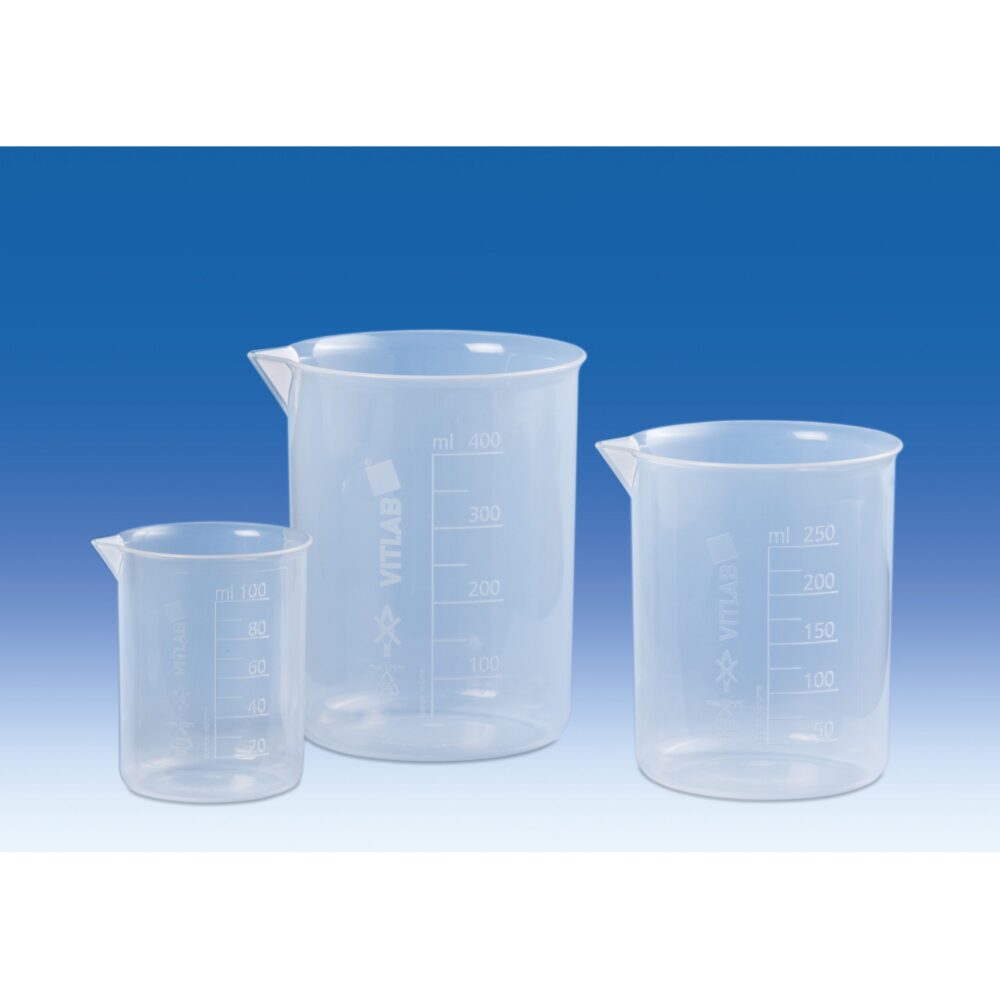 VIT609941 Zlewka PP skala tłoczona 0150ml